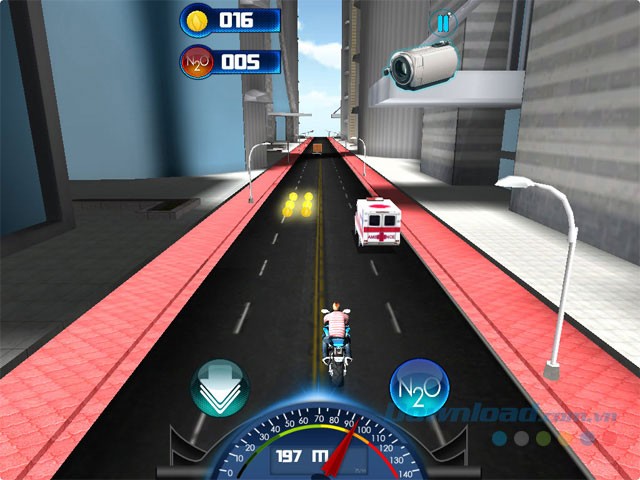 Game đua xe City Moto Racer