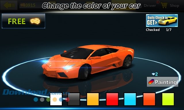Tùy biến xe không giới hạn trong City Racing 3D