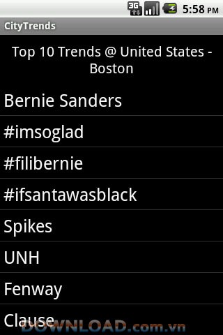 City Trends For Android