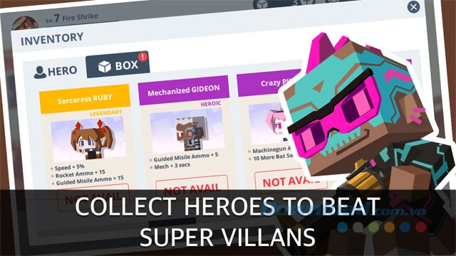 Thu thập các anh hùng để đối đầu với kẻ xâm chiếm