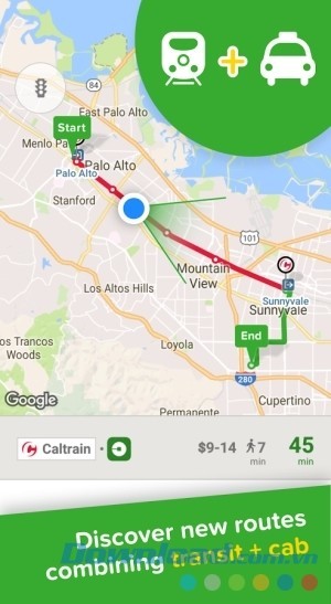 Citymapper cho Android: Khám phá vô vàn lựa chọn đường đi