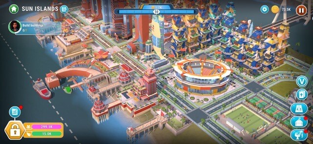 Xây dựng một thành phố thịnh vượng của bạn trong game Cityscapes: Sim Builder