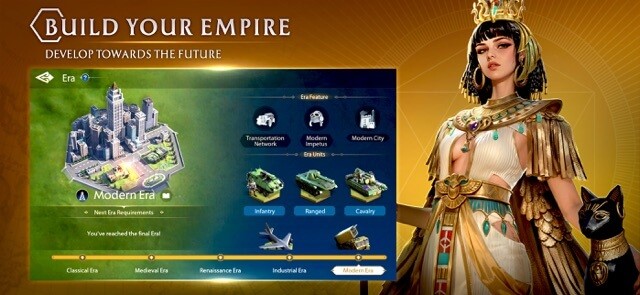 Xây dựng đế chế của riêng bạn trong game Civilization: Eras & Allies