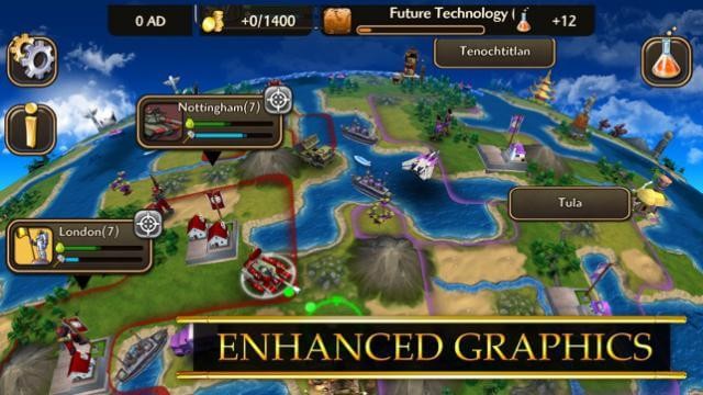 Vận dụng chiến lược và xây dựng đế chế của riêng bạn trong Civilization Revolution 2