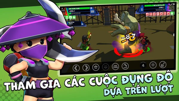 Tham gia vào các cuộc đụng độ dựa trên lượt