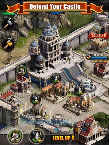 Giao diện game Clash of Kings