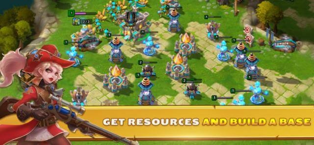 Thu thập các nguồn lực và xây dựng căn cứ