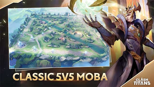 Clash of Titans là game MOBA có giao diện và lối chơi giống Liên Quân