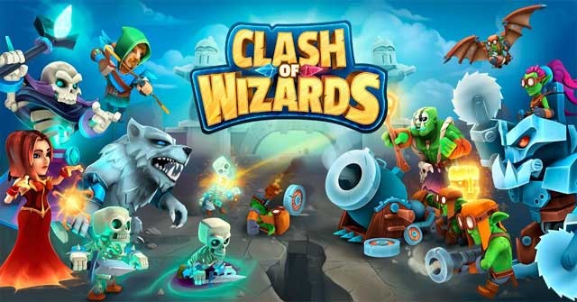 Sử dụng chiến lược tốt nhất để lật đổ mọi tòa tháp của kẻ thù trong Clash of Wizards