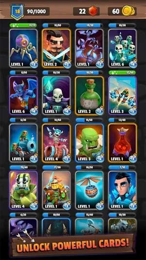 Thu thập các thẻ bài anh hùng