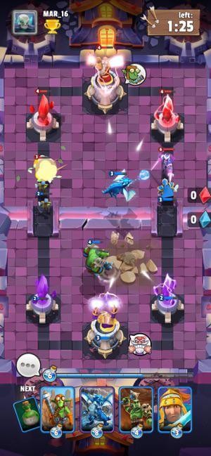 Clash of Wizards có lối chơi chiến thuật tương tự Clash Royale