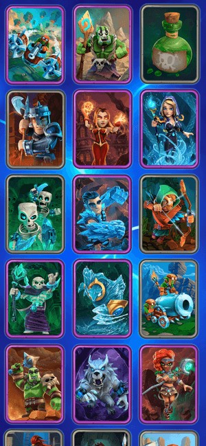 Vô số anh hùng khác nhau cho bạn lựa chọn