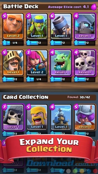 Nâng cấp cỗ bài chiến lược