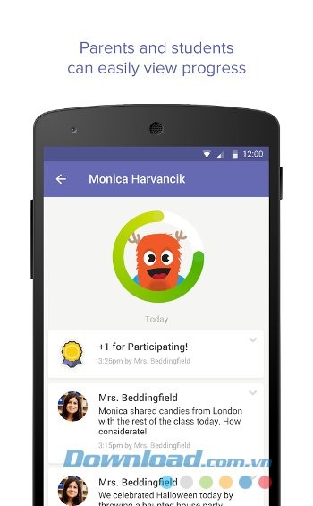 Theo dõi quá trình phát triển của con với ClassDojo