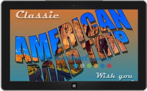 Classic American Road Trip theme