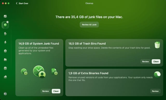Dọn rác, bảo vệ, tối ưu hóa và tăng tốc máy Mac