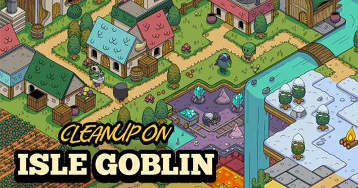 Cleanup on Isle Goblin là game phiêu lưu kết hợp xây dựng đảo đặc sắc