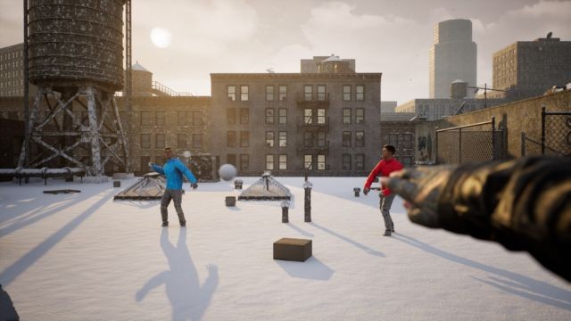 Cùng bạn bè tận hưởng niềm vui trong các trò chơi với tuyết