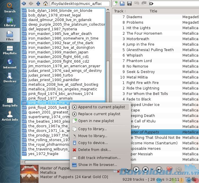 Tạo và quản lý danh sách nhạc