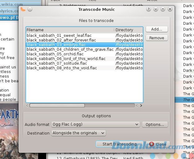 Chuyển đổi định dạng nhạc