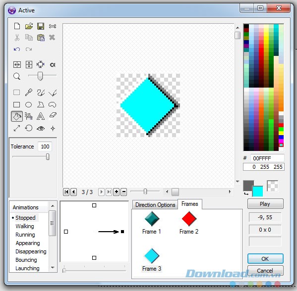 Sửa hiệu ứng cho đối tượng