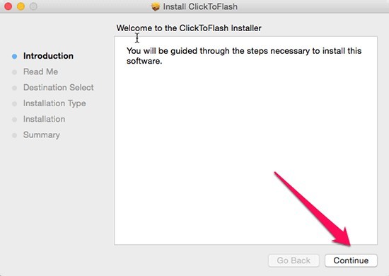 Cài đặt ClickToFlash