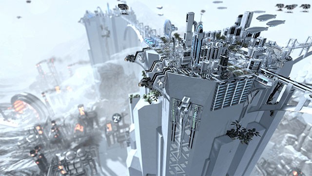 Cliff Empire là game xây thành phố tương lai độc lạ