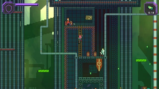 Điều khiển nhân vật di chuyến và xả súng điên cuồng để loại bỏ kẻ thù cũng như boss