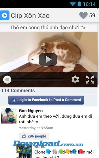 Clip xôn xao for Android