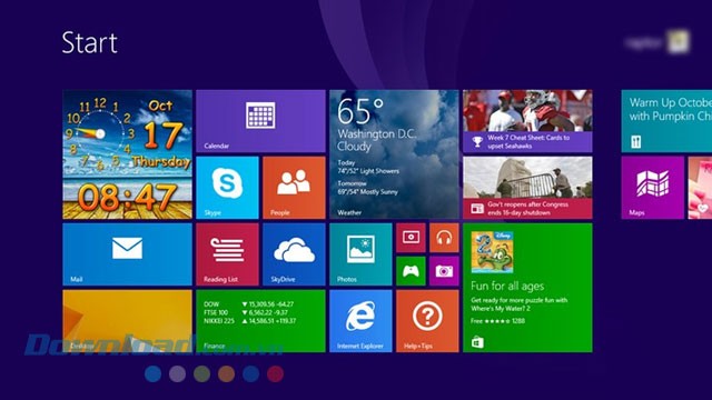 Tạo đồng hồ đẹp mắt cho Start Screen