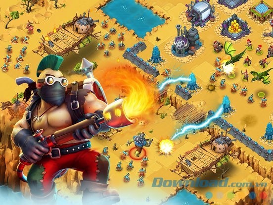 Tham gia các trận chiến thời gian thực đặc sắc