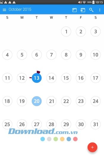 CloudCal for Android - quản lý sự kiện khoa học
