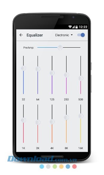 CloudPlayer hỗ trợ bộ cân bằng 10 band