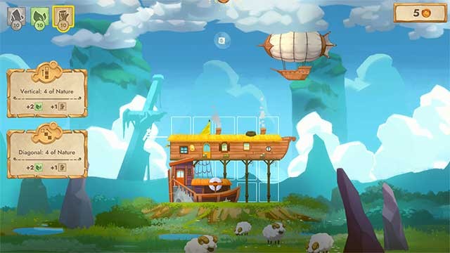 Cloudscrapers là game chiến thuật xây tháp có đồ họa dễ thương