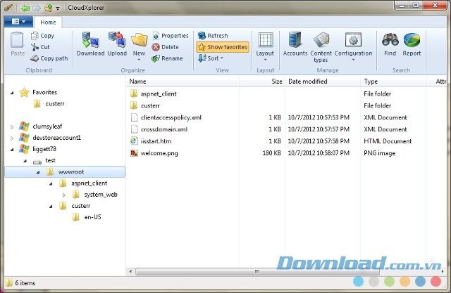 CloudXplorer với Home