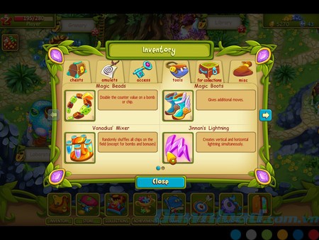 Thu thập bộ sưu tập trong Clover Tale