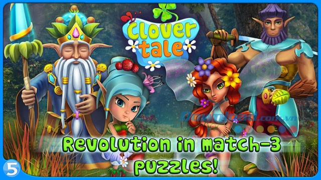 Giao diện trong game Clover Tale trên Android