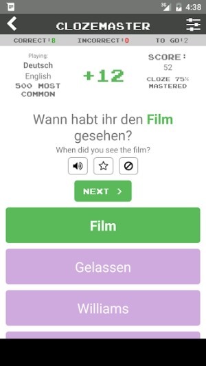 Ghi lại số điểm của bạn