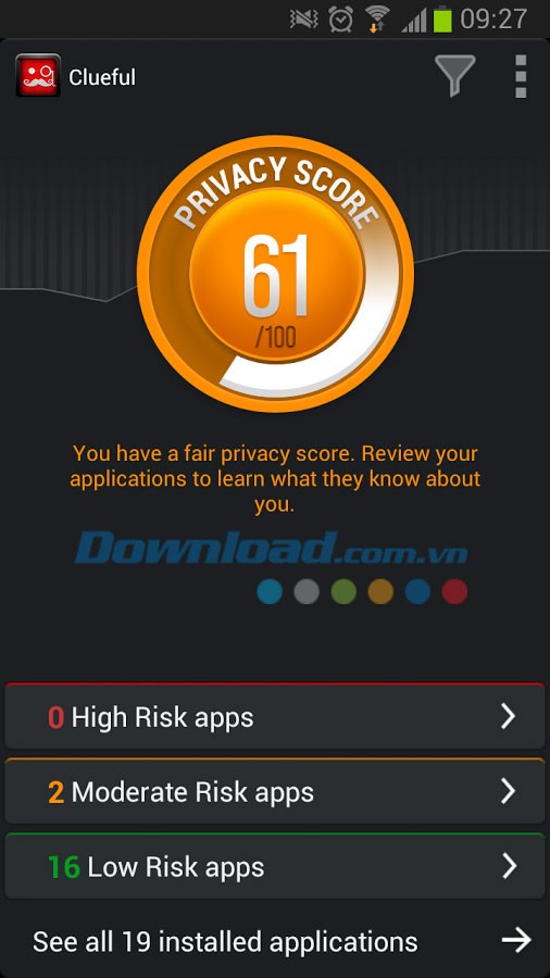 Clueful Privacy Advisor for Android