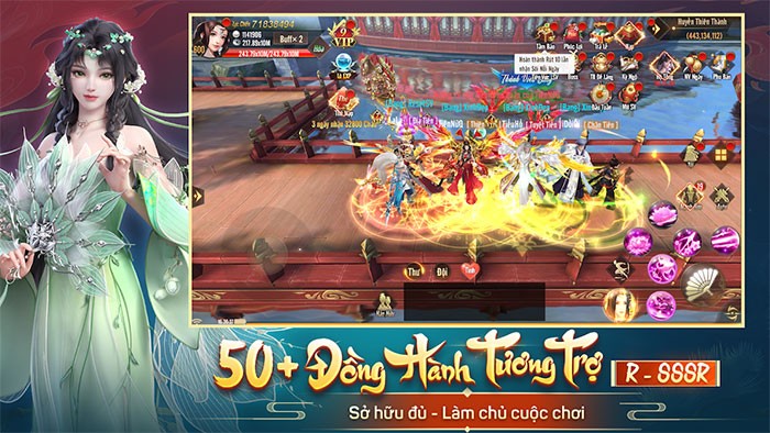 Giao diện chơi game Cổ Long Kiếm cho Android