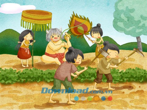 Cổ tích: Cây nêu ngày tết for iPad