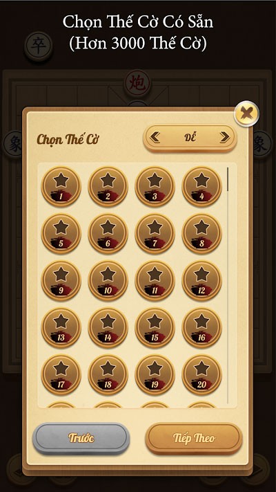 Xem lại các ván đã chơi trước đó