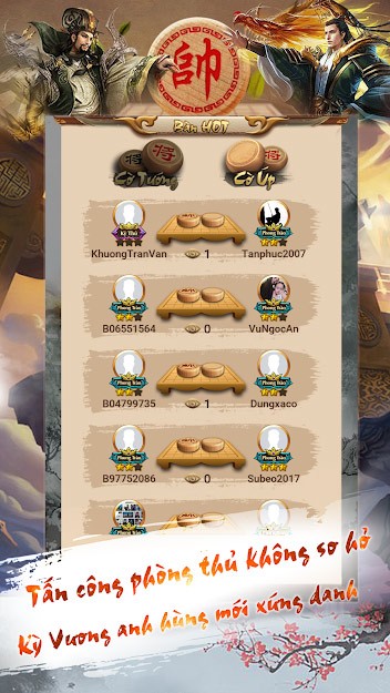 Chơi cờ tướng trên di động