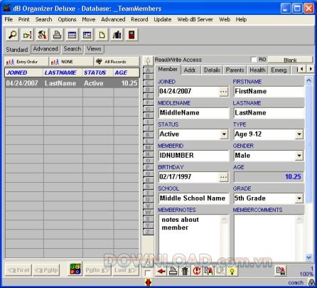 Coach Organizer Deluxe