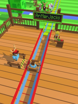 Chơi Coaster Tap và lái tàu lượn siêu tốc trong công viên giải trí