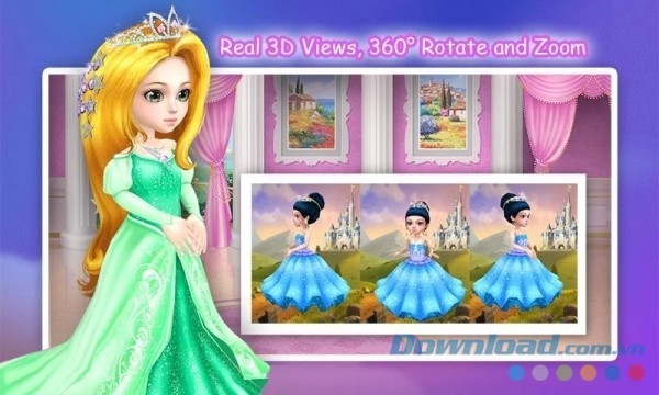 Coco Princess cho Android sở hữu thiết kế đồ họa 3D sống động