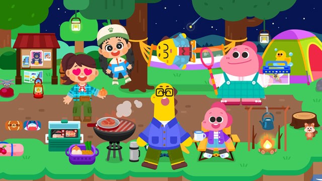 8 khu vực sinh động với nhiều hoạt động tương tác và cập nhật thêm sau này