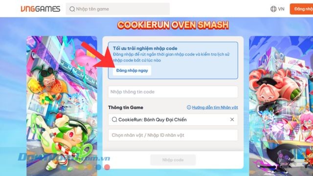 Code Cookie Run: Bánh Quy Đại Chiến mới nhất & Cách nhập