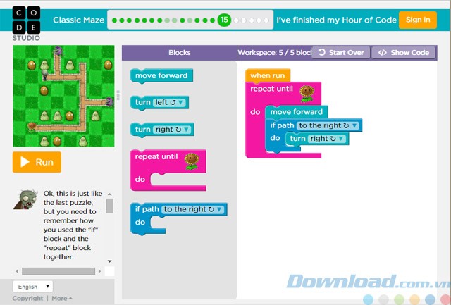 Học lập trình với game Plant vs. Zombies