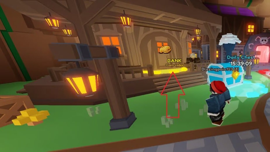 Vị trí ngân hàng trong Pixel Blade